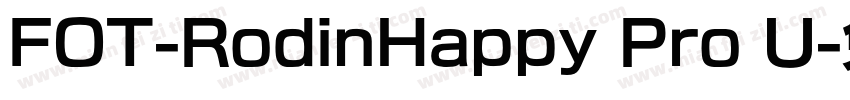 FOT-RodinHappy Pro U字体转换